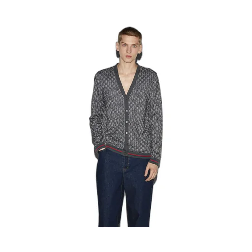 GG wool and silk cardigan