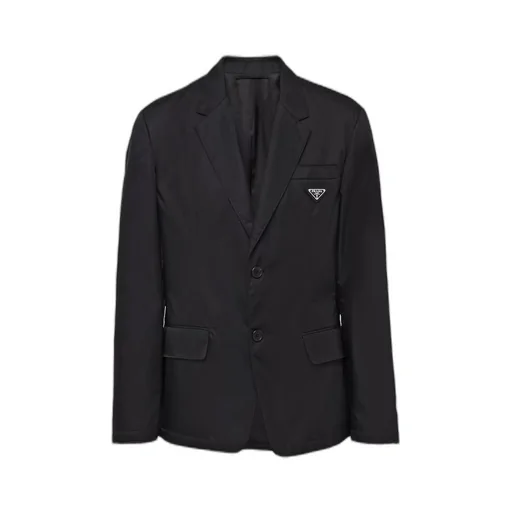 Re-Nylon single-breasted jacket