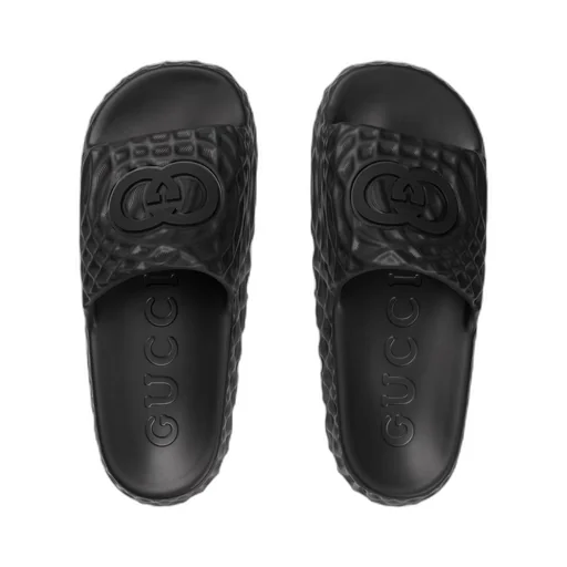 Men's Interlocking G slide sandal