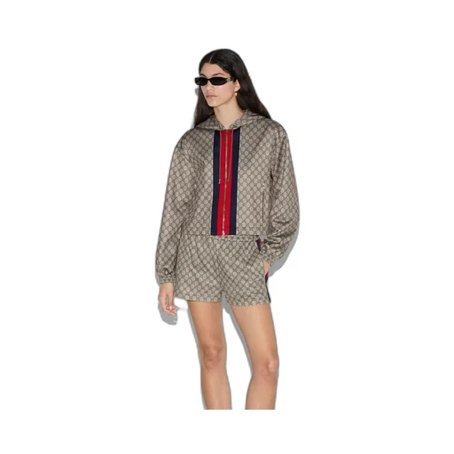 GG technical jersey zip jacket