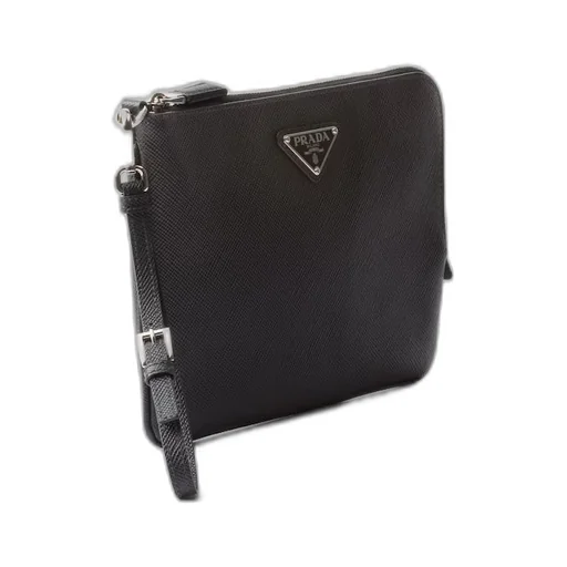 Small Saffiano leather pouch