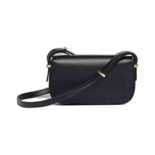 Leather shoulder bag