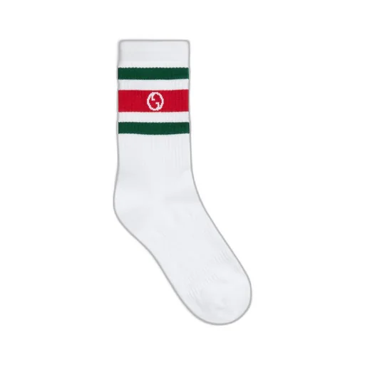 Round Interlocking G cotton socks