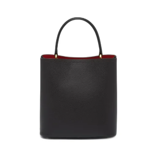 Medium Saffiano Leather Prada Panier Bag