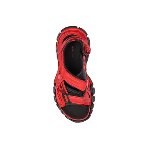 Track Rubber Red Sandals
