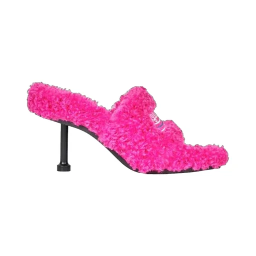 Furry 80mm Sandal Heels