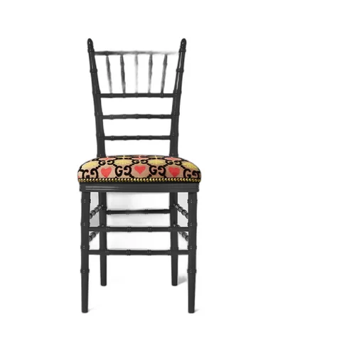 Chiavari chair with GG jacquard