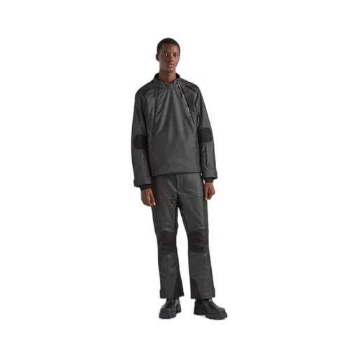 Reflective fabric ski pants