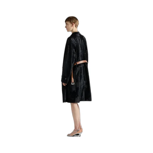 Leather coat