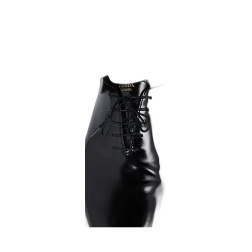 Brushed leather lace-ups