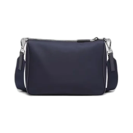 Re-Nylon and Saffiano leather shoulder bag