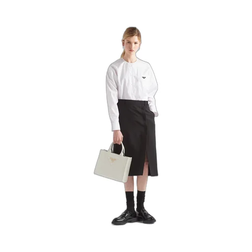 Small leather Prada Symbole bag with topstitching