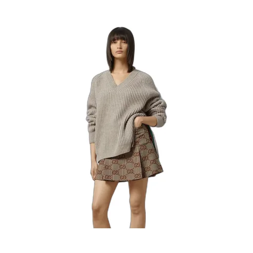 Jumbo GG wool skirt