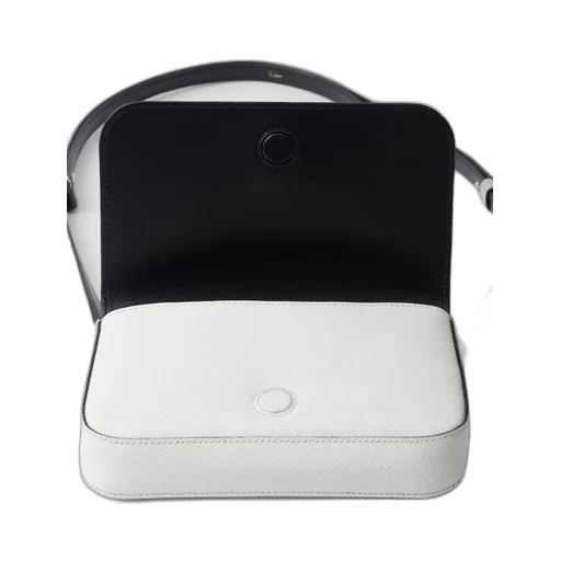 Saffiano leather shoulder bag