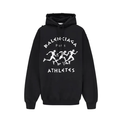 Printing Hoodie Black
