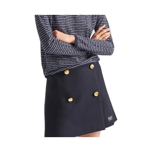 Wool miniskirt