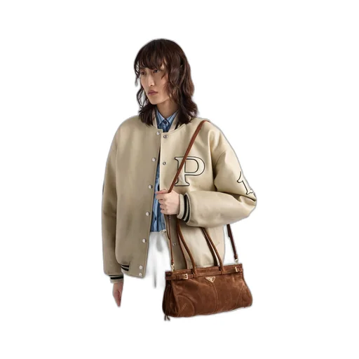 Medium suede handbag