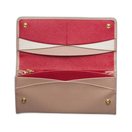 Large Saffiano Leather Wallet