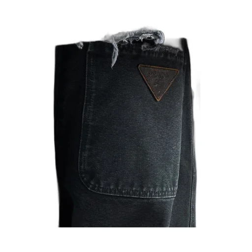 Garment-dyed cotton pants