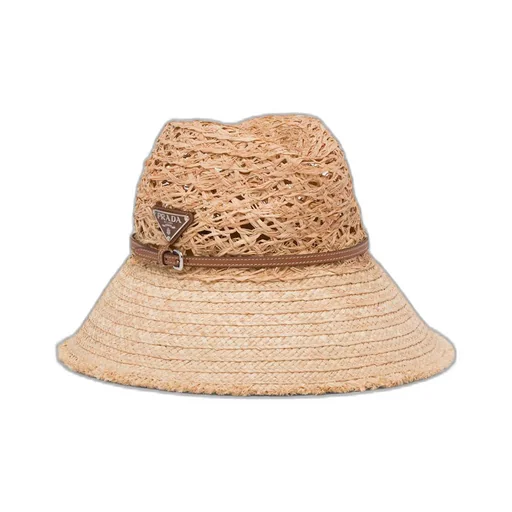 Raffia wide-brim hat