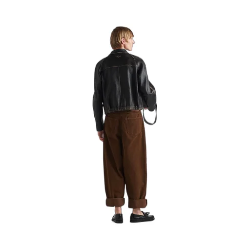 Nappa leather jacket