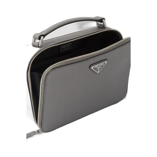 Medium Prada Brique Saffiano leather bag