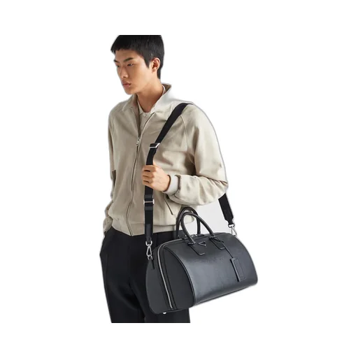 Saffiano leather travel bag