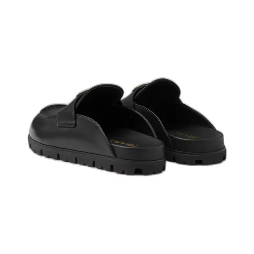 Leather mules