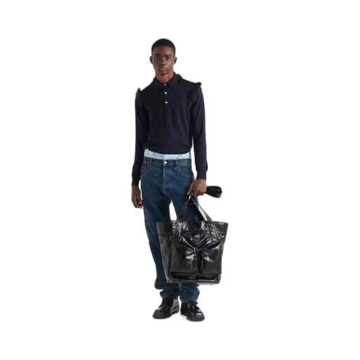 Leather tote