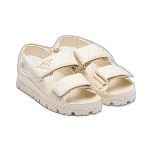 Patent leather sandals