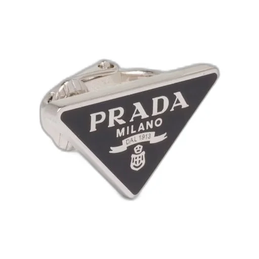 Prada Symbole clip left earring