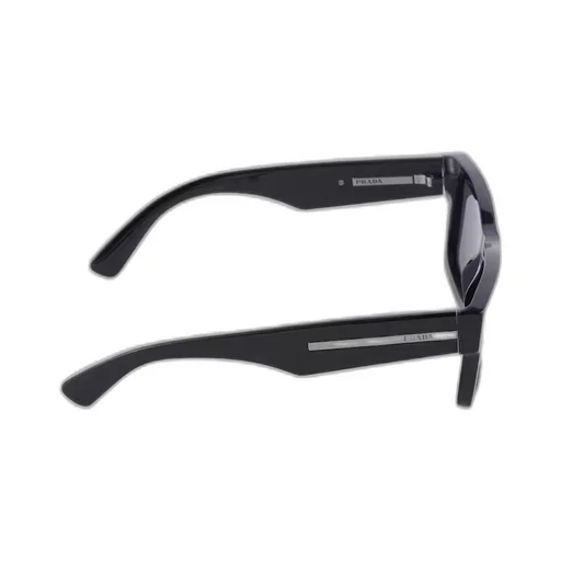 Sunglasses with iconic metal plaque