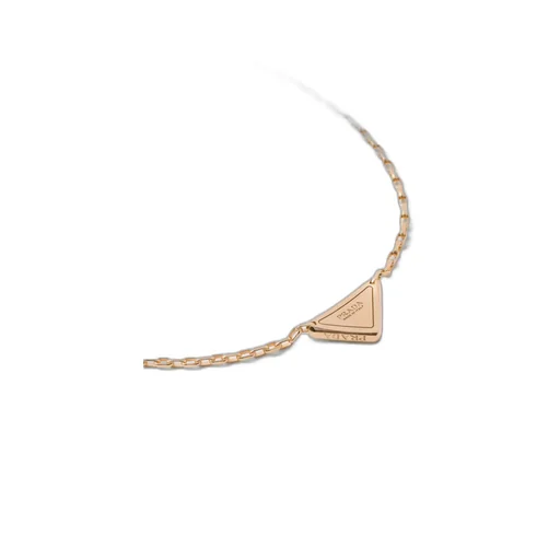 Eternal Gold Eternal mini triangle pendant necklace in yellow gold and diamonds