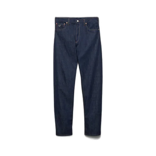 Straight jeans in selvedge denim