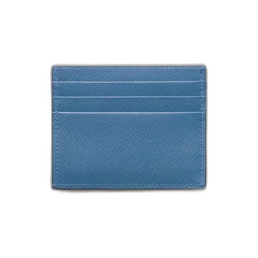 Saffiano leather card holder