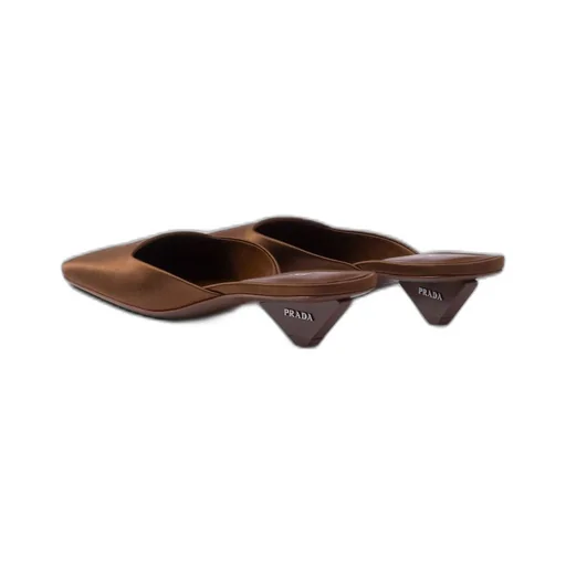 Satin mules