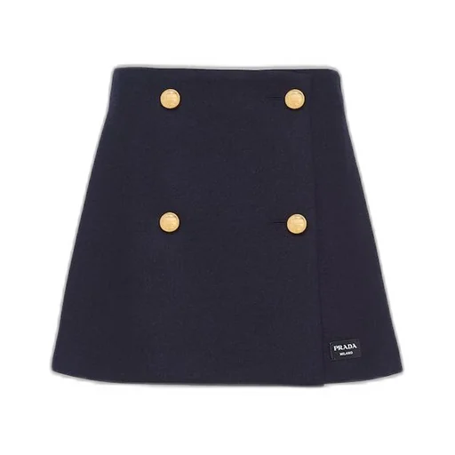 Wool miniskirt
