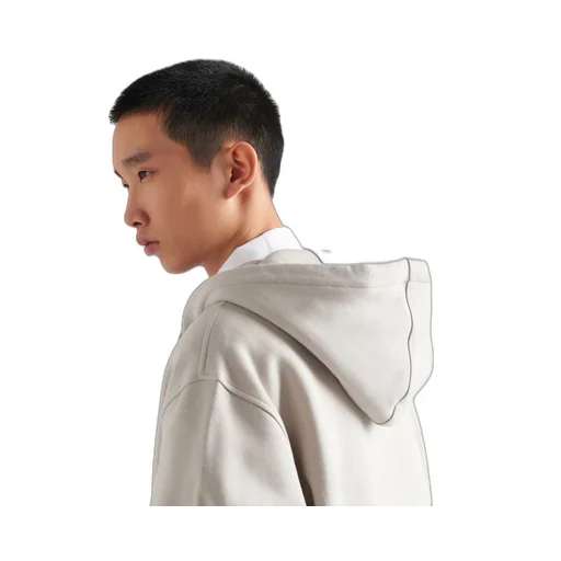 Cotton and cashmere hoodie