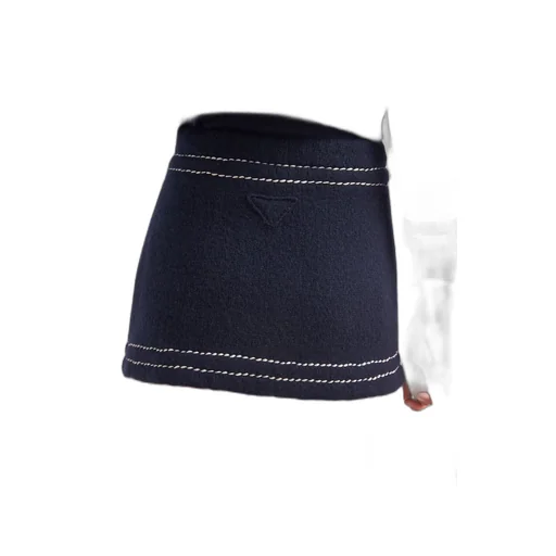 Cashmere miniskirt