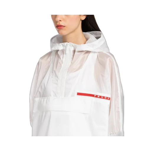 Ripstop hooded raincoat
