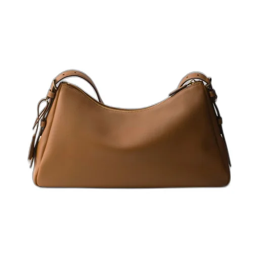 Prada Aimée large leather shoulder bag