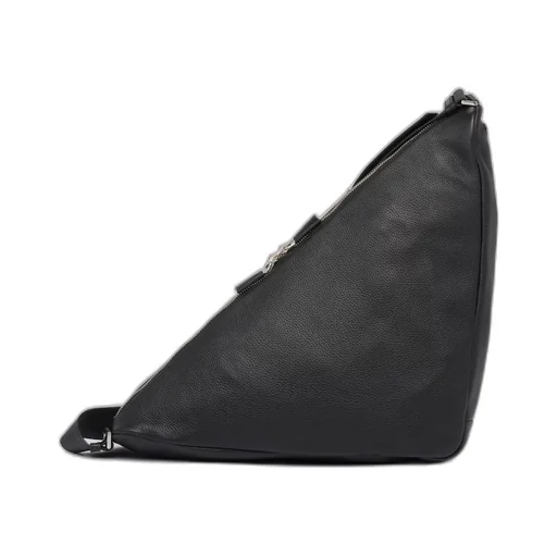 Large leather Prada Triangle bag