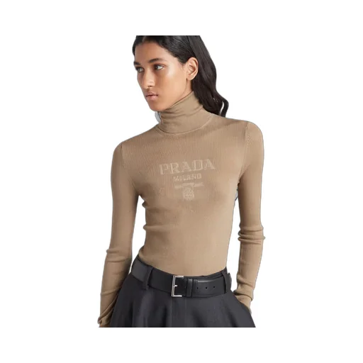 Superfine wool turtleneck sweater