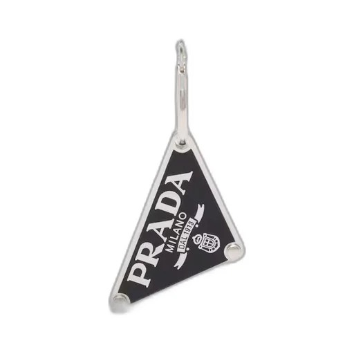 Prada Symbole pendant left earring