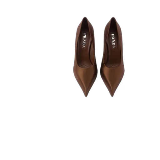 Satin pumps