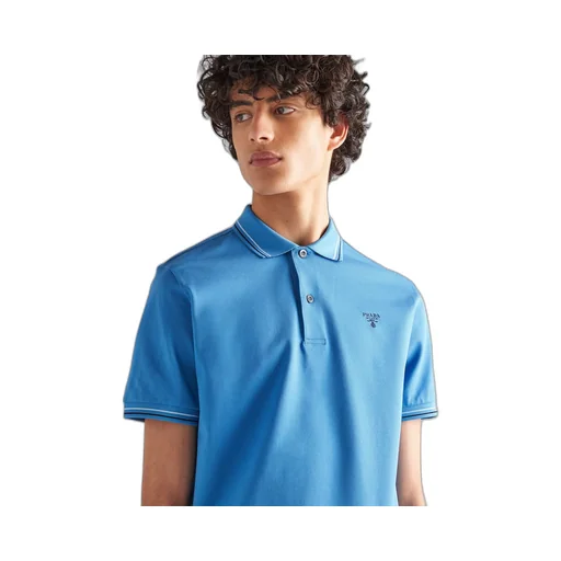 Cotton piqué polo shirt
