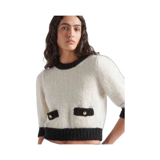 Cashmere and silk crew-neck sweater