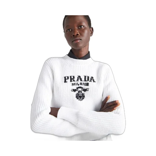 Cotton crew-neck sweater