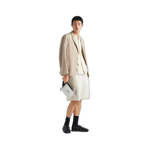 Saffiano leather belt bag