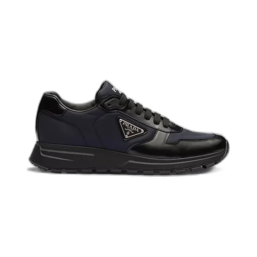 Prada Re-Nylon and brushed leather sneakers